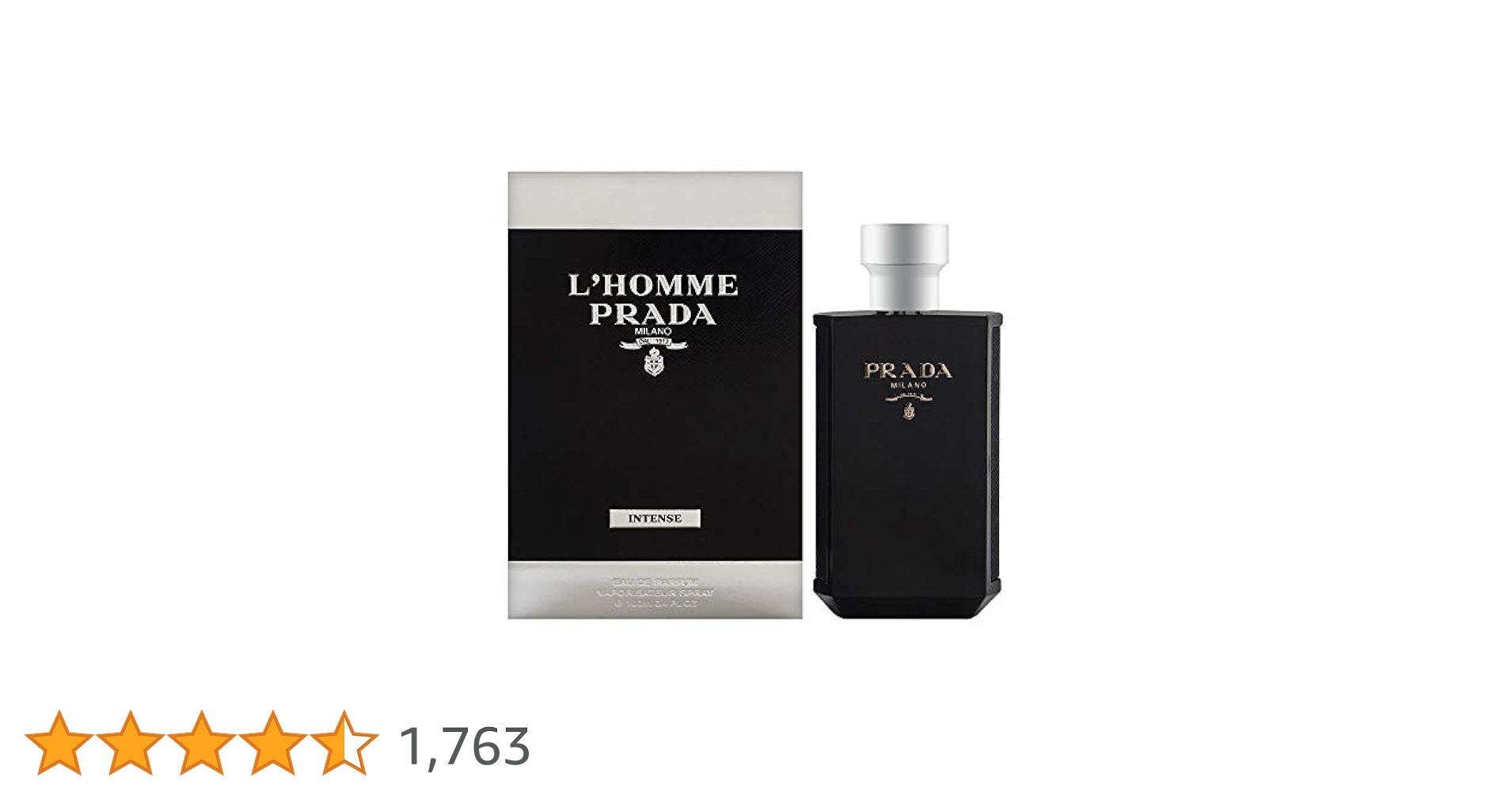 プラダ Prada L'Homme Intense EDP (100ml) Prada L'Homme Intense Men's Luxurious 3.4oz EDP Spray Fragrance